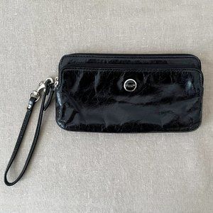 Coach Black Wristlet